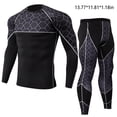 thumbnail image 2 of Guardurnaity Conjunto de ropa interior térmica para hombre, trajes transpirables de secado rápido, medias básicas, pantalones, ropa deportiva, ropa de conjuntos de ropa Gris SG Guardurnaity AP013632-04, 2 of 6