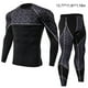 thumbnail image 2 of Minnieouse Conjunto de ropa interior térmica para hombre, trajes transpirables de secado rápido, medias básicas, pantalones, ropa deportiva, conjuntos de ropa Gris SG, 2 of 6