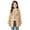Jacket76-Khaki, variant on UAYOTSE Girls Double Breasted Trench Coat Lapel Mid Length Elegant Outerwear