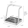 thumbnail image 7 of Yamazaki Home Lid and Ladle Stand - Large, White, Steel, Water Resistant, No Assembly, 7 of 7