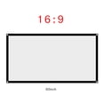thumbnail image 1 of Pantalla de proyector portátil, 1 pieza, portátil, plegable, sin cortina, pantalla de proyector blanca diseñada para precisión, 1 of 8