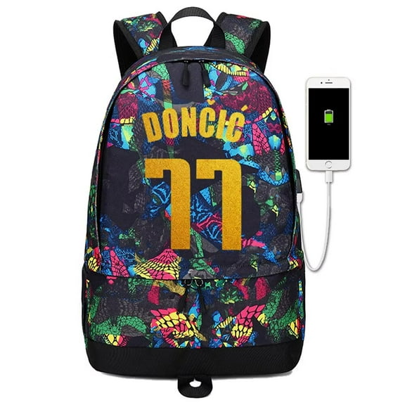 Basketball Player 77 Ball Storage Backpack Sports Equipment Depositary Multifunctional Bag For Men Women (Red - 1)