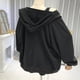 thumbnail image 5 of Conjuntos de Entrenamiento de 2 Piezas para Mujer, Conjuntos de Salón A Juego, Sudadera con Cremallera y Falda, Ropa de Gimnasio, Conjuntos de Yoga Negro L, 5 of 7