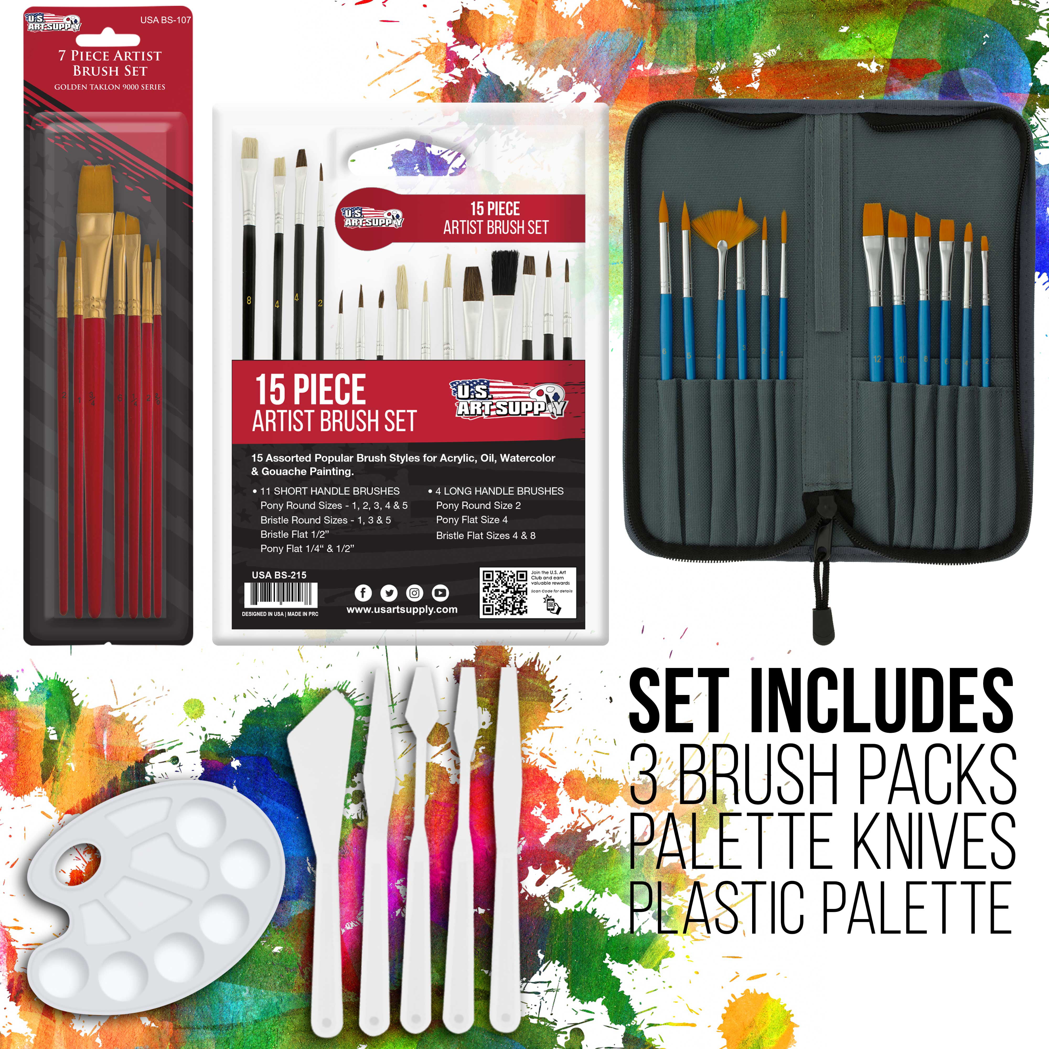 Darnassus 25 Pieces Tabletop Wood Easel Set, Painting Easel Stand, Coloring  Canvas, Acrylic Paint Set, Paintbrush, Art Supplies.