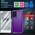 thumbnail image 3 of Leyi for Samsung Galaxy A03s Phone Case, Samsung Ao3s Case with Screen Protectors 3 in 1 , Purple, 3 of 7