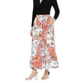 thumbnail image 5 of Women's Midi Skirts Long Floral A-Line Printed Ladies Skirts for Summer, Multicolor, 5 of 7