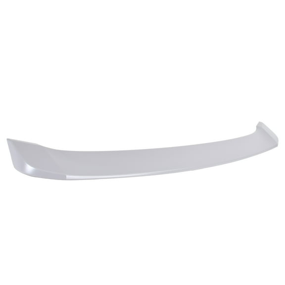 Ikon Motorsports Rear Trunk Deck Lid Spoiler Wing Lip Added on Body Kits Compatible With 2012-2015 Honda Civic 9th Gen Sedan 4-Door Modulo Style Painted #NH578 Taffeta White ABS Plastic