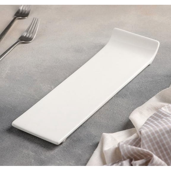 WILMAX PORCELAIN SET OF 3 FINE PORCELAIN DISHS 12" X 4" | 30.5 X 9.5 CM WL-992621/A