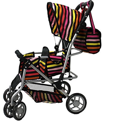 mommy and me twin doll stroller