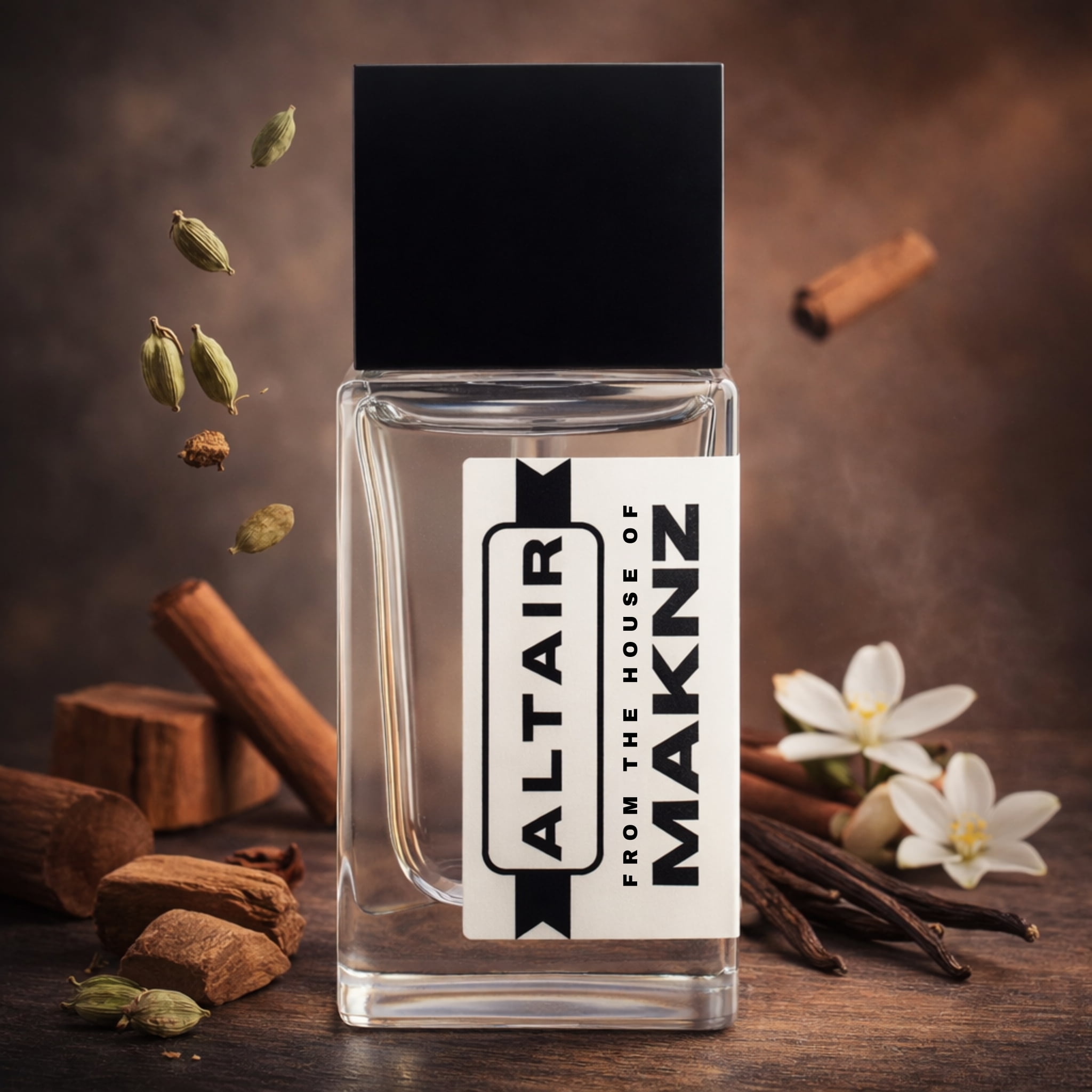 MAKNZ Altair Eau de Parfum, Inspired by Althaïr, Cologne for Men, 1.7 oz / 50ml – Sweet, Vanilla, Warm Spicy, Cinnamon, Aromatic, Musky, Powdery, Citrus, Amber, White Floral