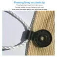 thumbnail image 5 of 100 Pieces Shade Cloth Plastic Clips, Sunshade Round Awning Windproof Net Fixing Clip, Shade Fabric Clips for Sun Shade Net, Reusable Tent Clips Greenhouse Accessory, 5 of 5
