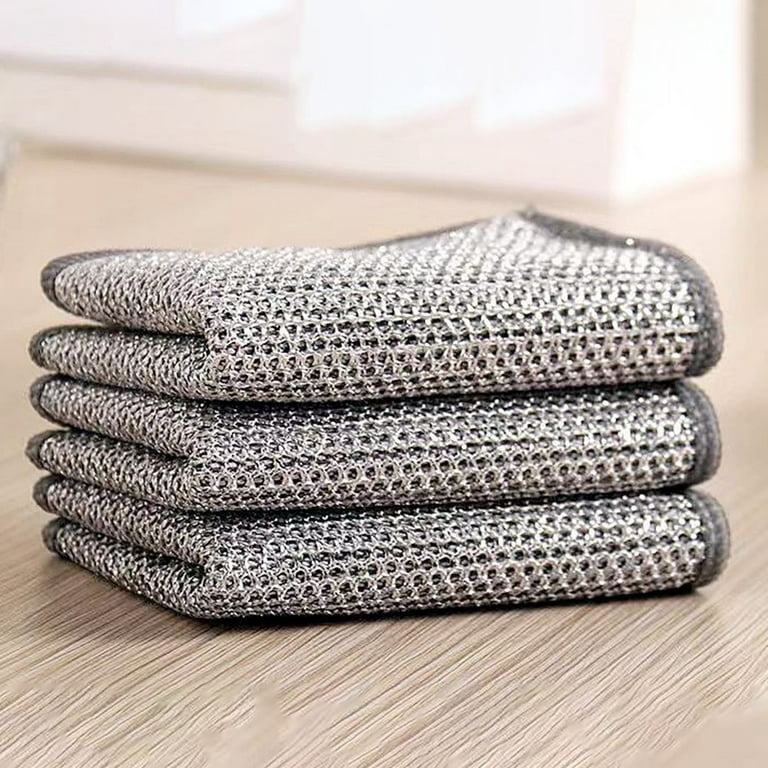 Multifunctional Non-Scratch Wire Dishcloth Steel Wire Dish Towel Wire  Dishcloth