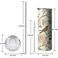 thumbnail image 5 of 20oz Pioneer Flower and Bird Skinny Tumblers Stainless Steel Tumbler with Lid and Straw,Vacuum Insulated Double Wall Travel Tumbler Cups with Cleaning Brush for Coffee,Tea, 5 of 6