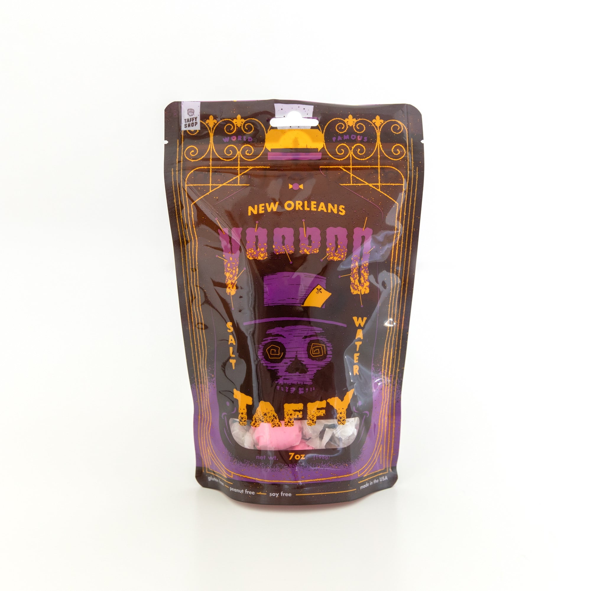 Taffy Shop New Orleans Voodoo Salt Water Super Soft Taffy - 7oz Bag