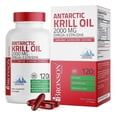 thumbnail image 1 of Aceite De Krill Antártico Bronson Omega 3 Epa Dha 2000mg 120 Caps, 1 of 9