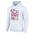 thumbnail image 2 of Men's Starter White Arizona Coyotes Player Grid Fleece Pullover Hoodie, 2 of 3