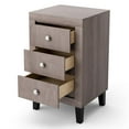 thumbnail image 1 of Giantex Wood End Side Table, Bedside Accent Sofa Nightstand for Small Space, Gray, 1 of 6