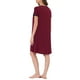 thumbnail image 3 of Vestido de salón para mujeres Inspire Chic, camisones de noche, pijamas de color sólido, con cuello redondo, noche de gala, L rojo, 3 of 5