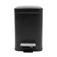 thumbnail image 1 of Bote De Basura Cuadrado Acero Inoxidable 3l Home Styles Negro, 1 of 9
