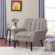 image 0 of Homesvale Houston Armchair, Gray Velour