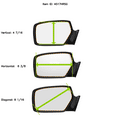 thumbnail image 5 of Burco Side View Mirror Replacement Glass with Motor Mount Plate - Clear Glass - 4517HRSG, 5 of 6