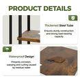 thumbnail image 2 of Plant Stand with Grow Light for Indoor Plants Corner 5 Tier Metal Plant Shelf Wood Flower Stand for Home Living Room Decor Patio Decor, 2 of 7