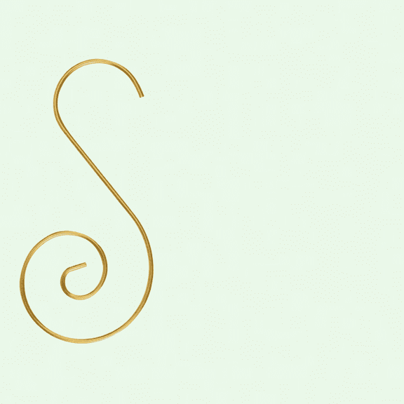 120 Pack Silver Ornament Hooks, Metal Hanger Swirl for Hanging Christmas Tree Decorations