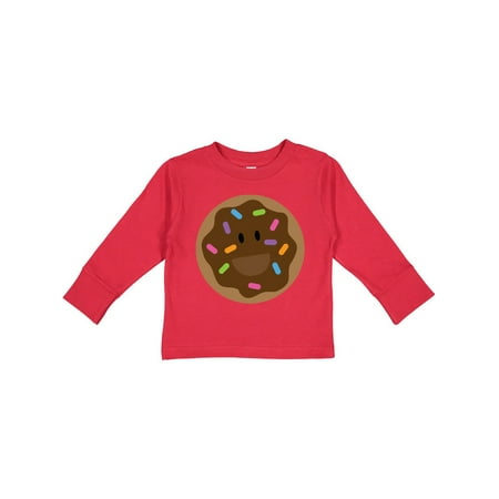 

Inktastic Chocolate Doughnut Gift Toddler Boy or Toddler Girl Long Sleeve T-Shirt