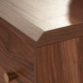 thumbnail image 5 of Sauder Willow Place Engineered Wood 6 Drawer Dresser in Grand Walnut, 5 of 13