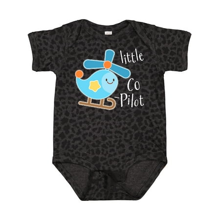 

Inktastic Little Co-Pilot- Cute Helicopter Gift Baby Boy or Baby Girl Bodysuit