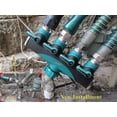 thumbnail image 2 of Conector de manguera de jardín con 3 uds., lavadora de mangueras, divisor de grifo de manguera resistente de 4 vías, cierre, 2 of 5