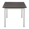 thumbnail image 2 of Mayline Medina Table Desk With Straight Top In Mocha Finish MTD72LDC, 2 of 6