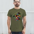 thumbnail image 3 of Tee Hunt Dean Russo Cute Dog T-Shirt Only Person Who Understands Me Men's Tee, Military Green, XX-Large, 3 of 5