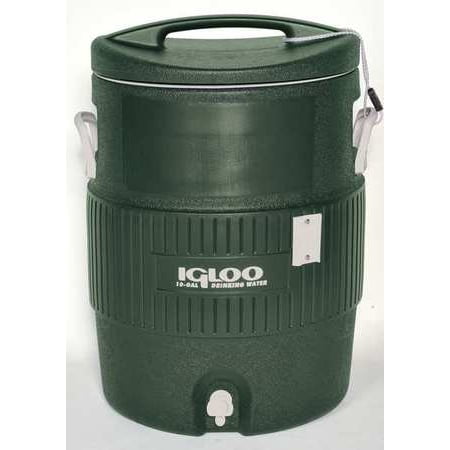 Igloo 42052 10 gal. Beverage Cooler,  Green (Built In Beverage Coolers Best Price)