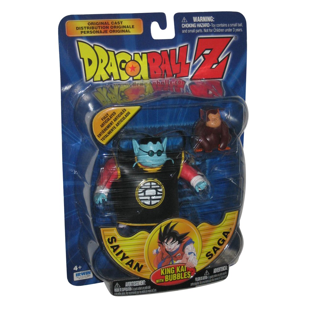 Dragon Ball Z Saiyan Saga Irwin Toys King Kai & Bubbles Action Figure