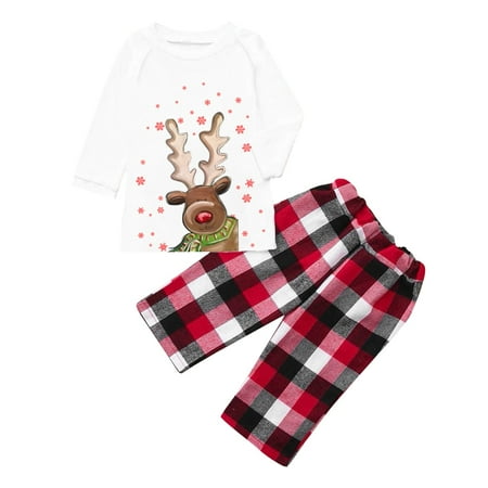 

Parent Child Children S Clothing Parent Child Warm Christmas Suit Plaid Print Home Service Children S Suit