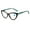 Green, variant on Women Retro Cat Eye Reading Glasses 2.50 Ladies Anti Blue Light Spring Hinge Blue Brown Tortoiseshell Readers +2.5