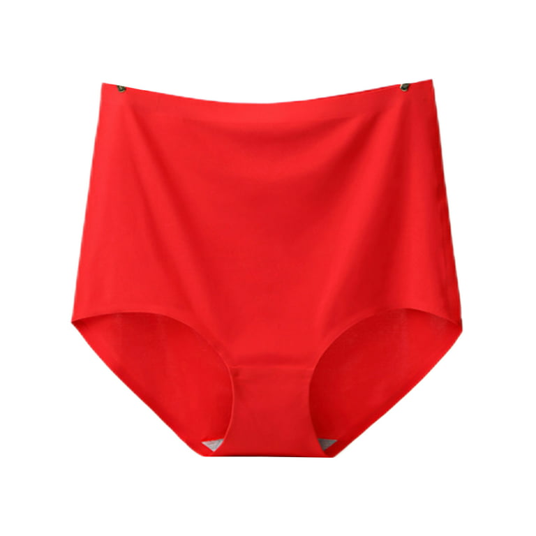 Capreze Women High Waist Lingerie Comfy Plus Size Underwear Sports Panties  Invisibles Briefs
