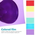 thumbnail image 3 of GAXIRE 12 Pcs Film de Diffusion de Lumière Feuilles Colorées Rouges pour Travaux d'Éclairage de Films Photographes, 3 of 7