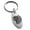 Silver, variant on Stainless Steel Aztec Chief Tribe Rune Engraved Small Oval Charm Keychain Keyring