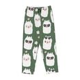 thumbnail image 6 of Uemuo Alpaca Faces Pattern Women's Wide Leg Palazzo Lounge Pants with Pockets Light Weight Loose Comfy Casual Pajama Pants-XX-Large, 6 of 9