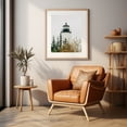 thumbnail image 3 of Dyce Head Lighthouse - Castine Maine Photography Oak Framed Wall Art Print 24 x 30 inches, 3 of 12