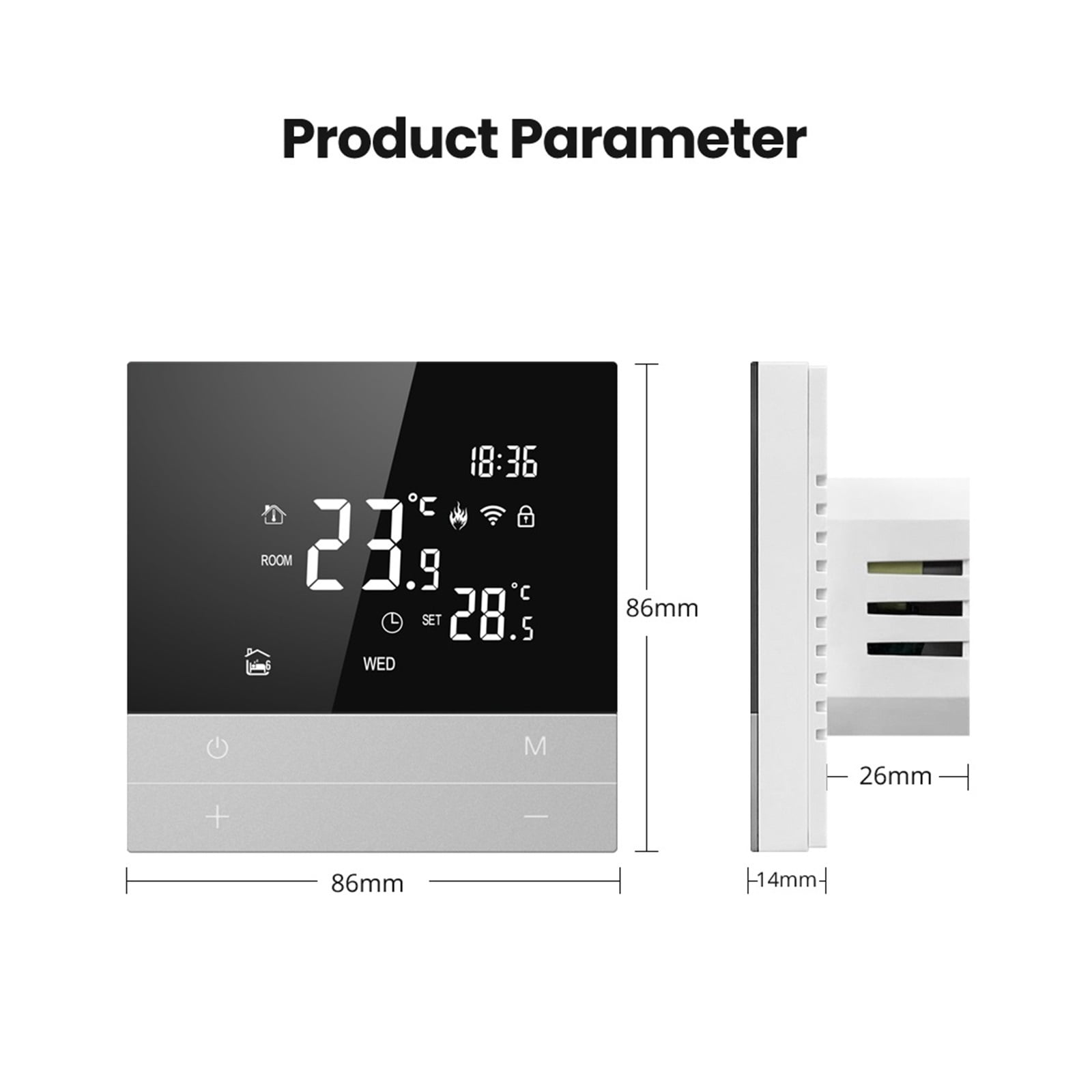 Tuya Smart Thermostat Electric Floor/Heating Water/Gas Boiler Temperature Controller ,Easy Installation
