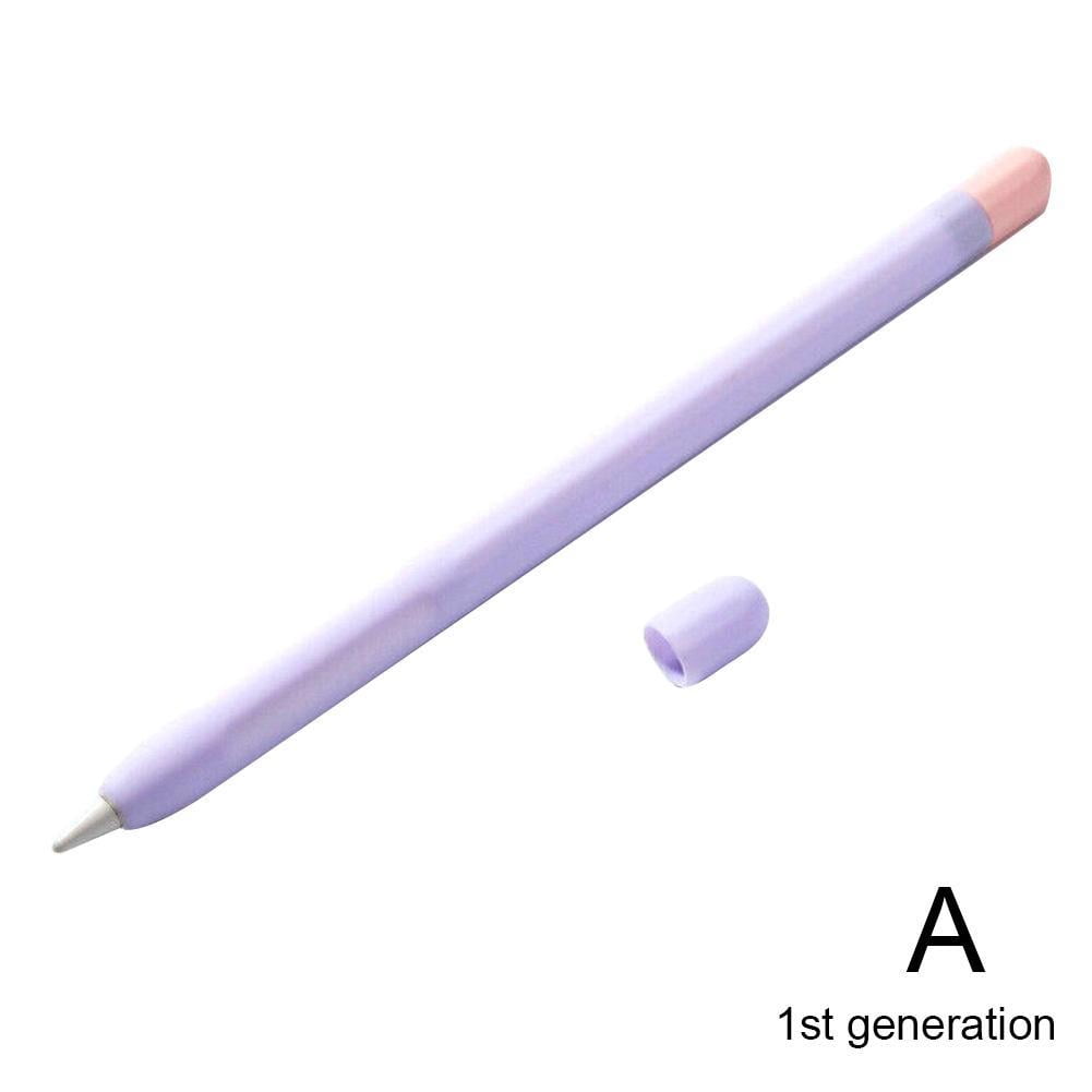 Apple Pencil Stylus 1/2 Generation Hit Color Silicone Protective Cover Non-slip Anti-fall Pen Cover