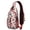 Red-1, variant on Crossbody Sling Backpack for Women Men Love Cherries Red Sweet Fruit Shoulder Sling Crossbody Casual Chest Bag for Travel Sports Running Hiking