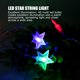 thumbnail image 4 of 5m 40 LED Star Fairy String Light para dormitorio césped paisaje jardín hogar vacaciones colorido, 4 of 8