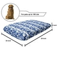thumbnail image 2 of Blue and White Pet Bed, Stormy Ocean with Swirling Waves and Flying Seagulls in Abstract Style, Resistant Pad for Dogs and Cats Cushion with Removable Cover, 24" x 39", Blue and White, by Ambesonne, 2 of 4