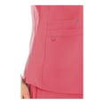 thumbnail image 4 of Med Couture Women's 'Energy Collection' Racerback Shirtail Serena Scrub Top, Coral, XX-Large, 4 of 5