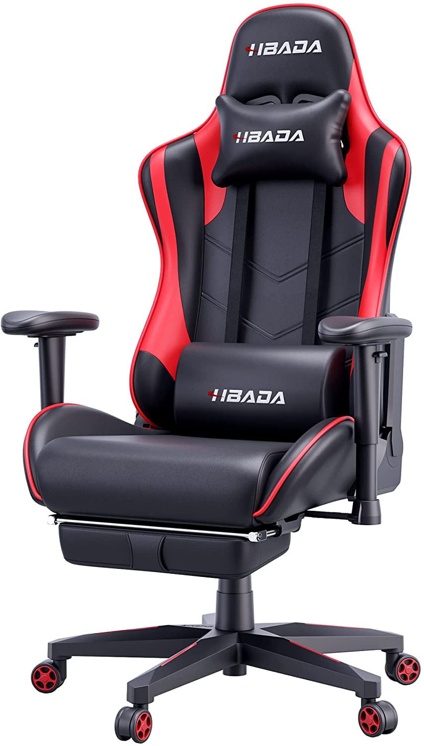 Race Car Style Gaming Office Chair Swivel Chair w/ Adjustable Armrest BK 