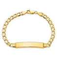 thumbnail image 4 of Primal Gold 10 Karat Yellow Gold Semi-solid Curb Link ID Bracelet, 4 of 4